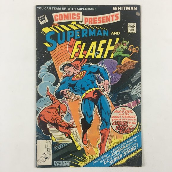 DC Other - Superman & Flash #1 Whitman Comics Present DC 1978 Bronze Age Vintage Comic Book